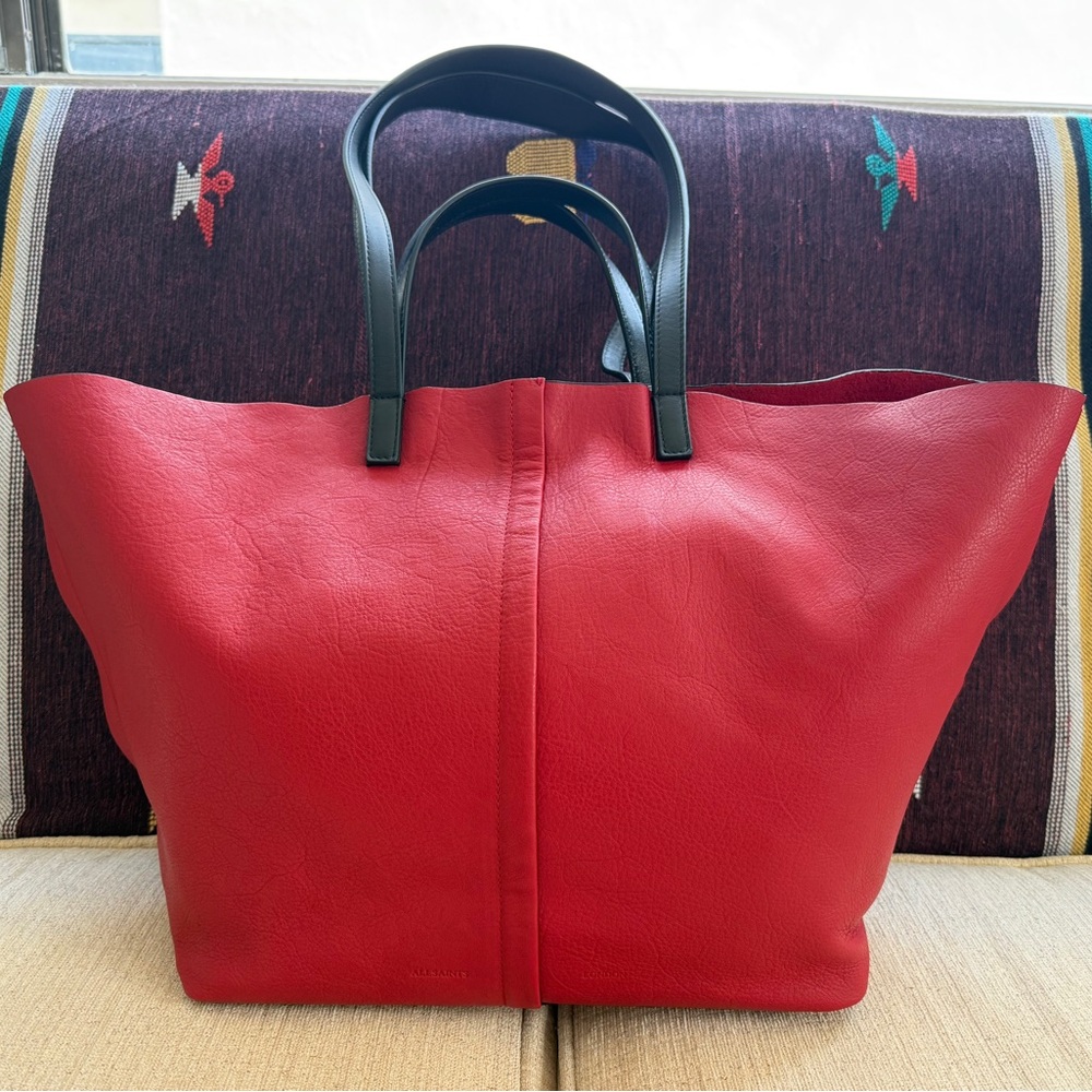 All Saints Phoenix Leather East/West Tote